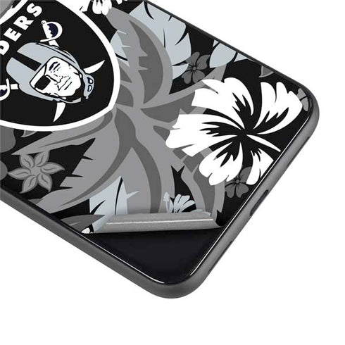 NFL Las Vegas Raiders Tropical Print Google Pixel 4 XL Skin